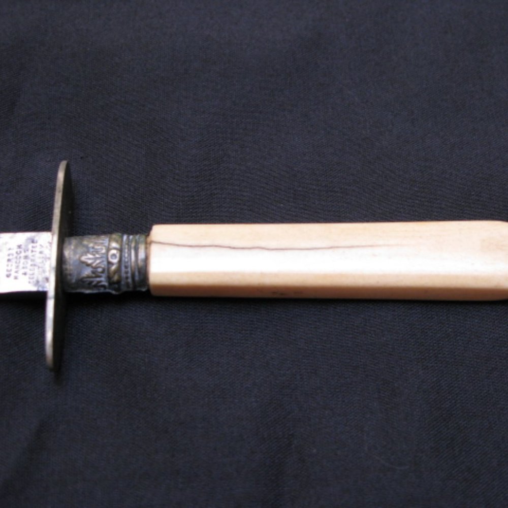 ANTIQUE DAGGER, HANCOCK CUTLERY LADIE'S GARTER DAGGER  SHEFFIELD STEEL - Picture 6 of 11